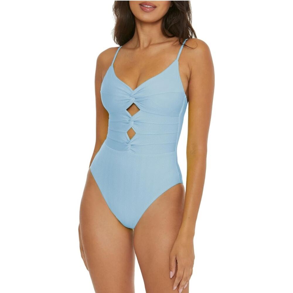 Becca Prima Twist One Piece Swimsuit New